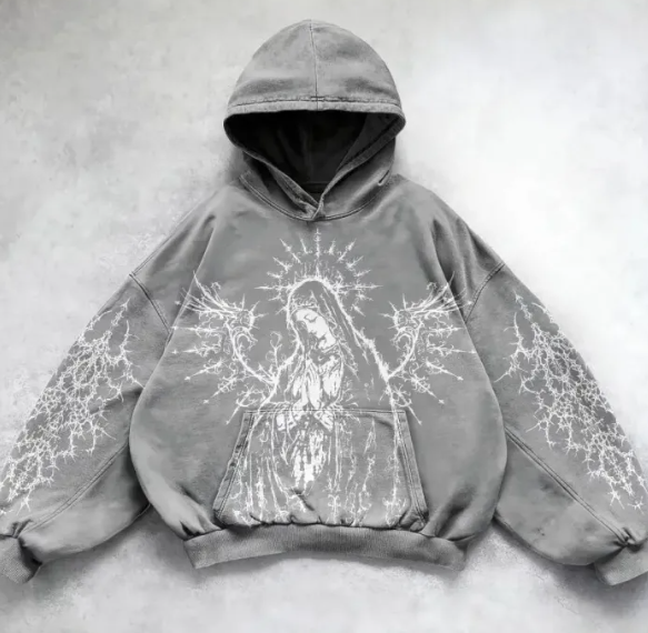 Urban Y2G Hoodie with Bold Prints