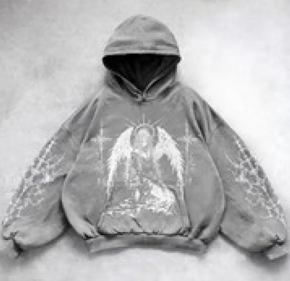 Urban Y2G Hoodie with Bold Prints