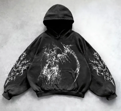 Urban Y2G Hoodie with Bold Prints