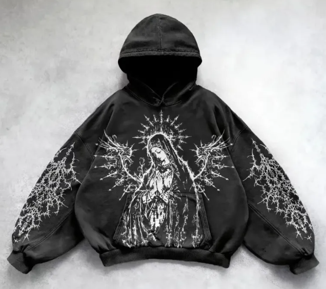 Urban Y2G Hoodie with Bold Prints