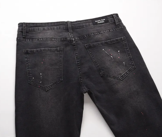 Chic Low-Knee Slim Pants