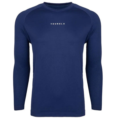 Men's Athletic Long Sleeve T-Shirt - Moisture Wicking