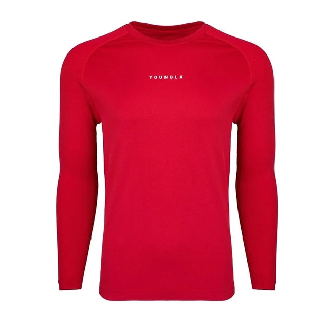 Men's Athletic Long Sleeve T-Shirt - Moisture Wicking