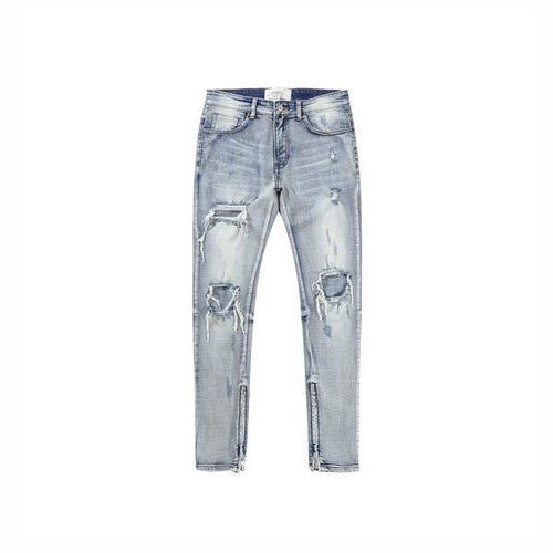 Casual Distressed Denim Jeans