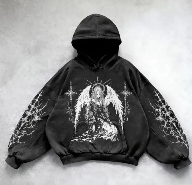 Urban Y2G Hoodie with Bold Prints