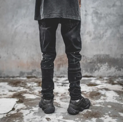 Chic Low-Knee Slim Pants