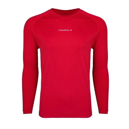 Men's Athletic Long Sleeve T-Shirt - Moisture Wicking