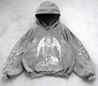 Urban Y2G Hoodie with Bold Prints