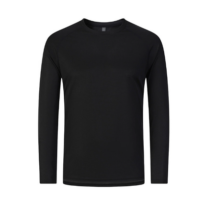 Men's Athletic Long Sleeve T-Shirt - Moisture Wicking