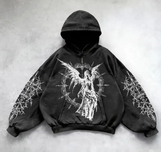 Urban Y2G Hoodie with Bold Prints