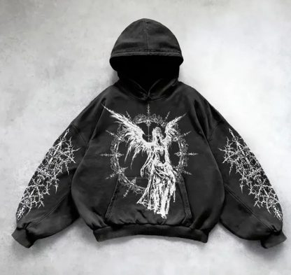 Urban Y2G Hoodie with Bold Prints