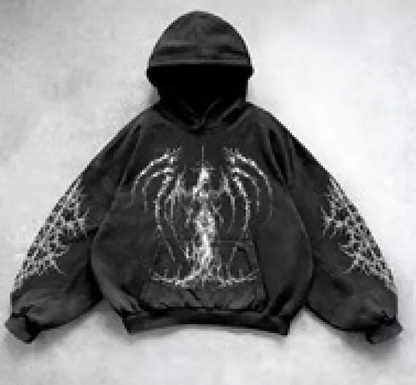 Urban Y2G Hoodie with Bold Prints