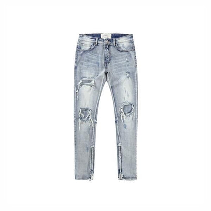 Casual Distressed Denim Jeans