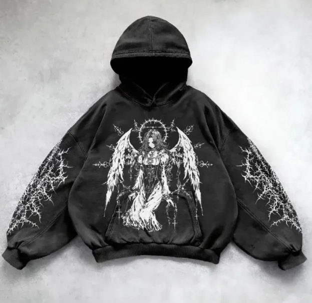 Urban Y2G Hoodie with Bold Prints